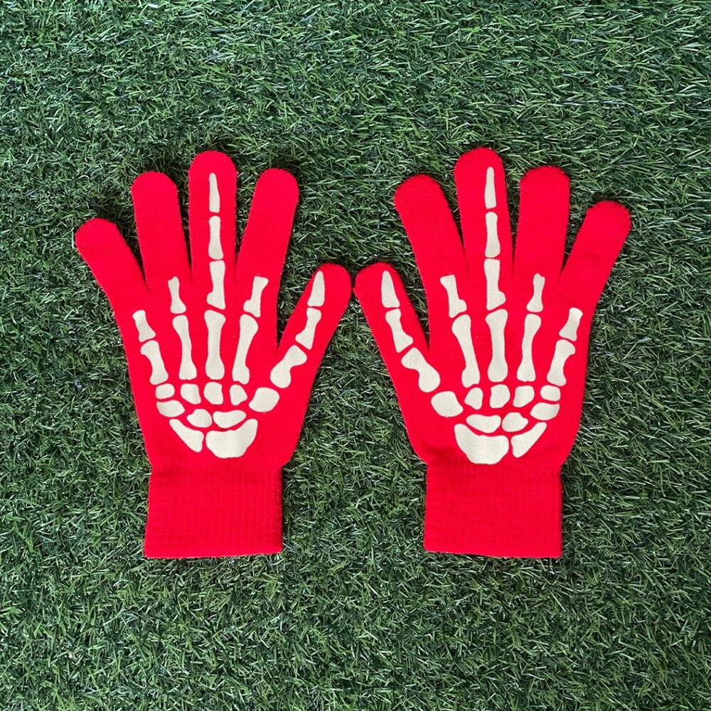 Middle Finger Skeleton Gloves - image 1